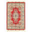 Mehronisha Oriental Area Rug in Red
