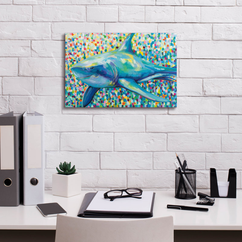 «Chatham Shark» par Jeanette Vertentes, H 12 po x l 18 po x P 0,75 po
