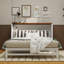 Grand lit escamotable avec tiroir de rangement et station de charge Murphy, port USB, cadre de lit escamotable en pin massif pour bureau à domicile, studio ou chambre d'amis, noyer blanc-1326547803-1326547800