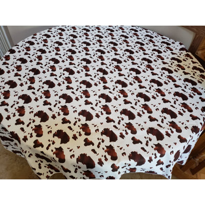 Cow Print Tablecloth