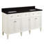60" Elmdale Double Bathroom Vanity Set with Rectangular Undermount Sinks-67574734-67574738-75245595