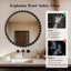Metal Frame Beaded Decorative Round Wall Mirror-1490987255-1490987252