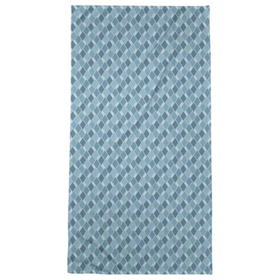 Serviette de bain à losanges Retro