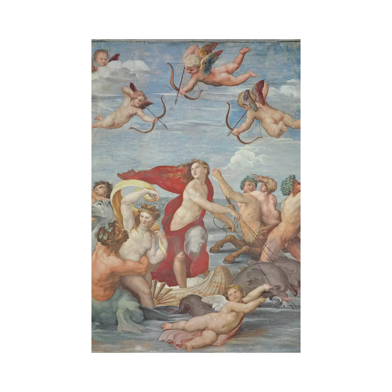 The Triumph Of Galatea, 1513-14 by Raphael - Wrapped Canvas Print, 20.32 cm H x 30.48 cm W