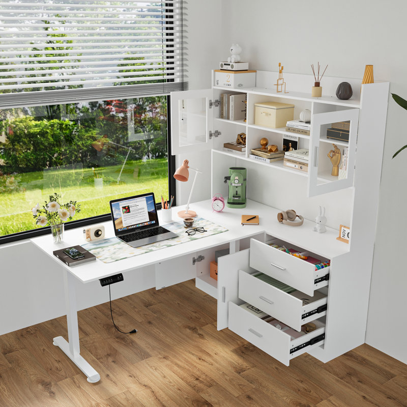 Bureau pour travailler assis ou debout ergonomique avec contrôleur de préréglages de mémoire pour le bureau personnel