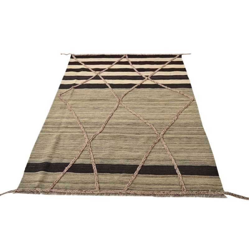 Tapis beige 4 x 6 Pinkerton