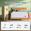 Matelas hybride 10 po / 12 po en mousse viscoélastique gélifiée mi-ferme - ressorts ensachés, support à deux zones, poignées, CertiPUR-US-785921040-785921042