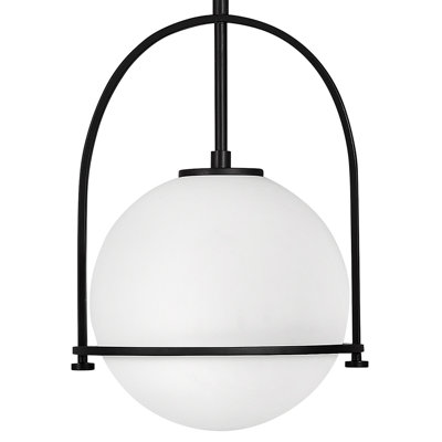Luminaire suspendu Arie avec abat-jour sphérique
