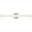 Vire 24-in Black dimmable LED Wall Sconce-726240513