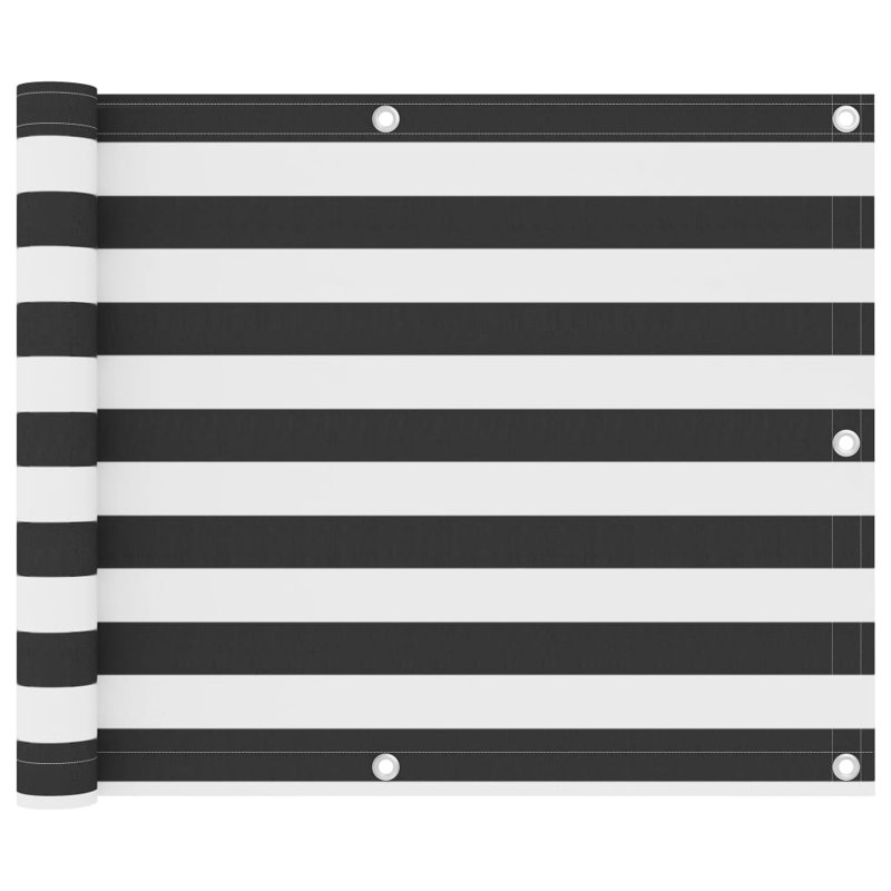 Cheatom Anthracite/White Vinyl Fence Panels, 75cm H x 300cm W x 0.15cm D