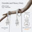 Ambience Pro 48 ft. Plug-In Outdoor Patio LED String Lights with 15 Warm White S14 Edison Bulbs, White Cord, Weatherproof
