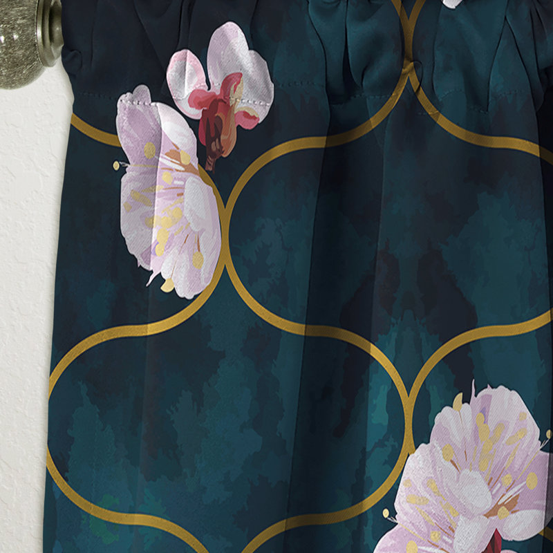 Rideau en lin / polyester, L 52 po x L 108 po