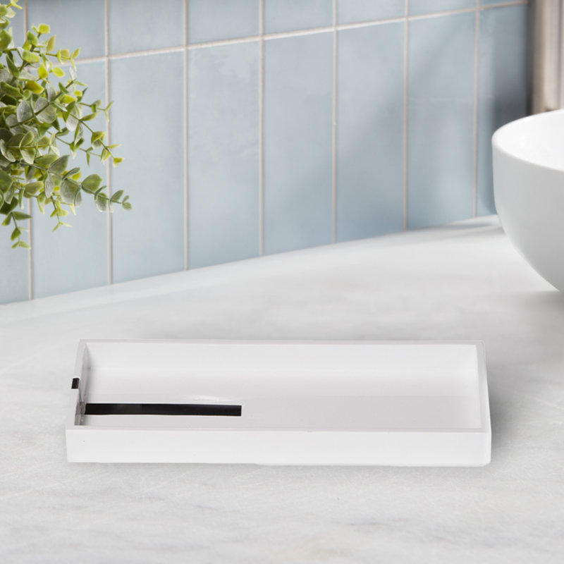 Plateau de salle de bain Houston Street, Blanc