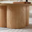 Table basse d'appoint moderne à finition naturelle