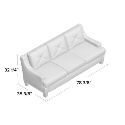 Alechandre Upholstered 77.5'' Sofa