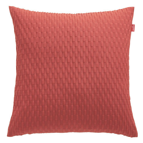 Square Pillow Cover, 50cm H x 50cm W, Salmon