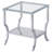 Seroff Chrome 2-piece Coffee Table Set