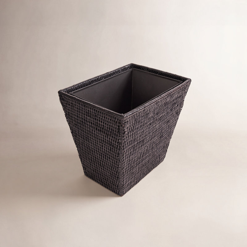 Corbeille pour déchets 3,5 gallons Asherville, Noir Tudor