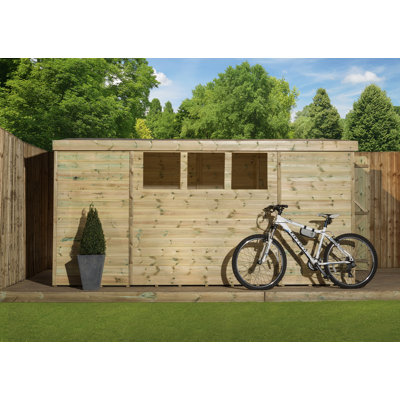 Shiplap Pent Wooden Shed