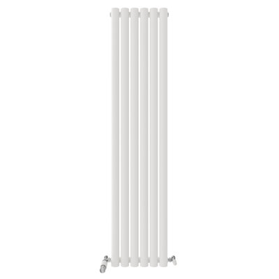 iBathUK Princia Vertical Single Oval Panel Radiator