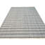 Tapis gris en laine fait à la main-88615528