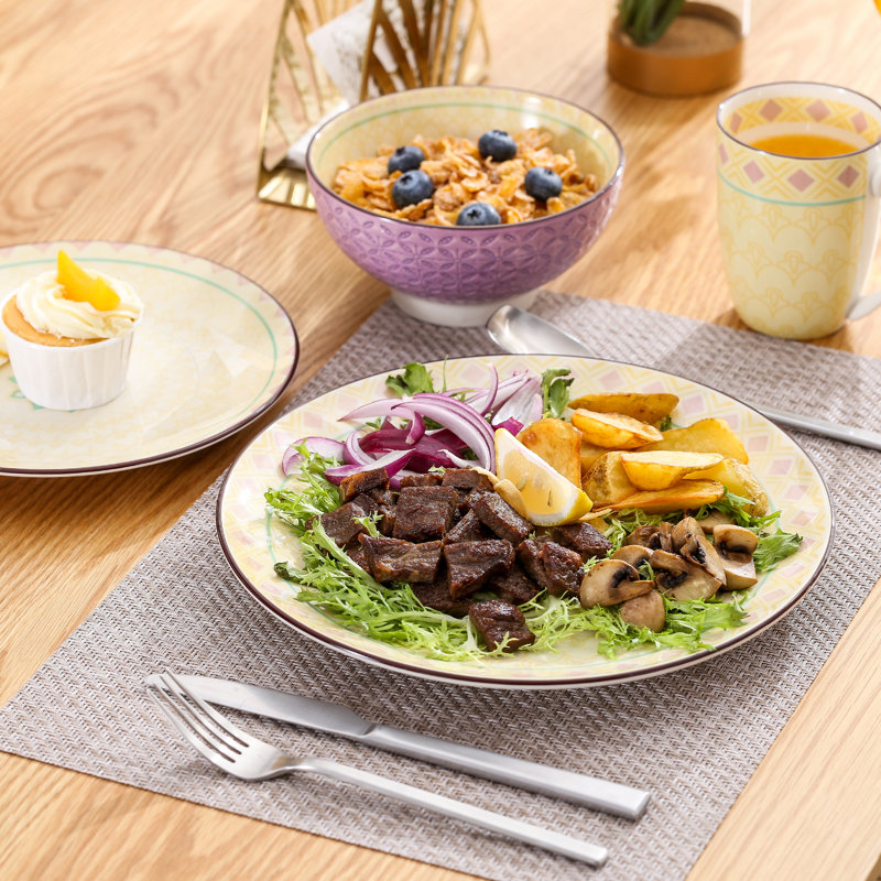 Piece Porcelain China Dinnerware Set