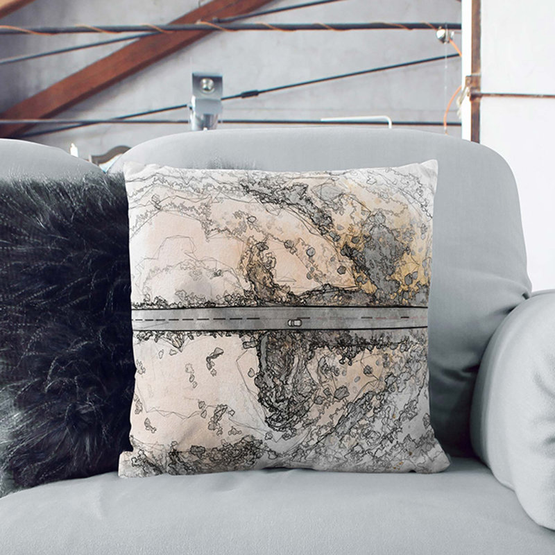Square Throw Cushion, 40 x 40 cm, White