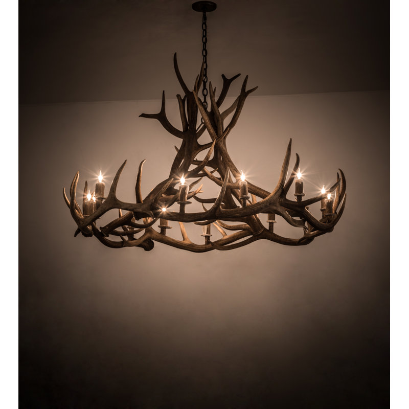 Rustic Lodge 12 - Light Chandelier