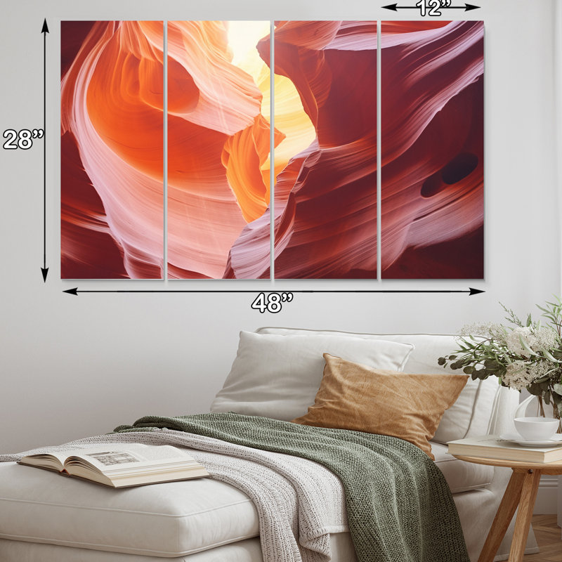 Ensemble de 4 décorations murales 4 Canyon Antelope Harmony II