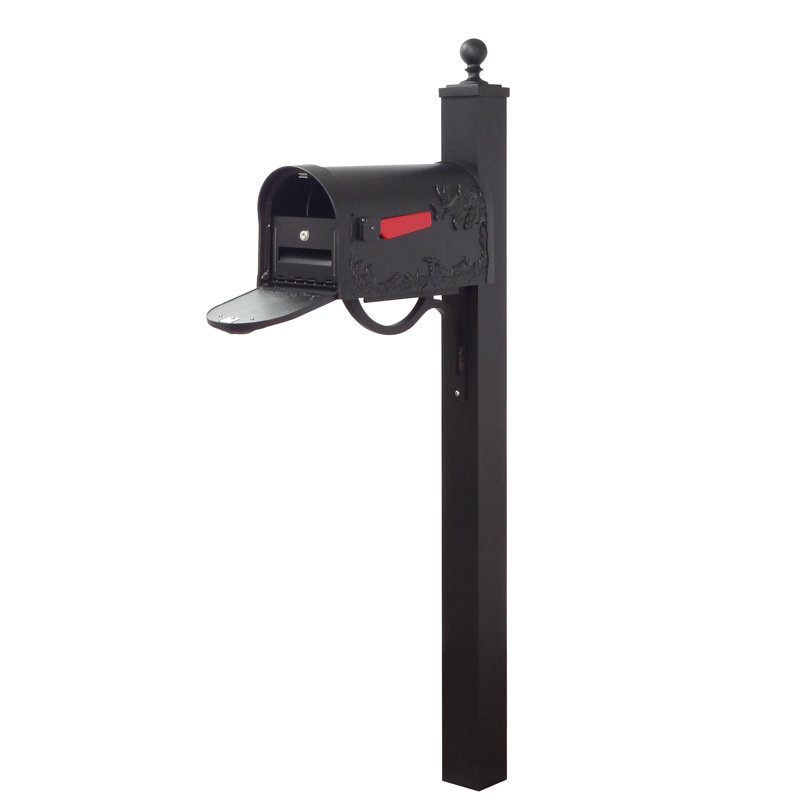 Hummingbird Curbside Locking Mailbox with Post Included
