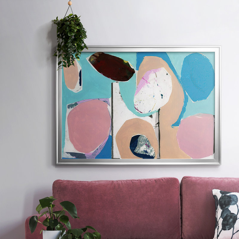 Toile encadrée de qualité supérieure Color Trend II - prête à être accrochée, H 14 po x l 20 po x P 1,5 po
