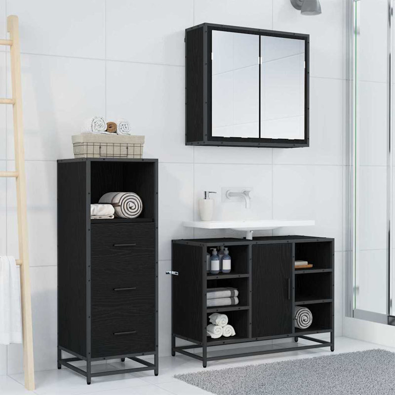 Vanity & Mirror Set