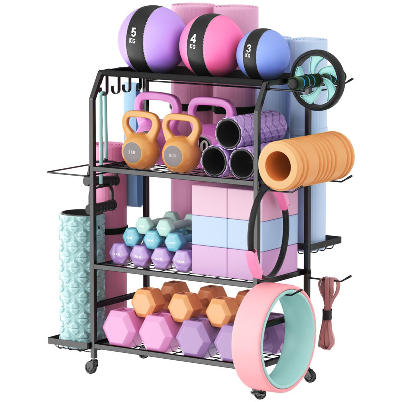 Metal Freestanding Multi-Use Sports Rack