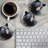 Wilserness Bear 4-Pack Round Tumbled Tile Coaters