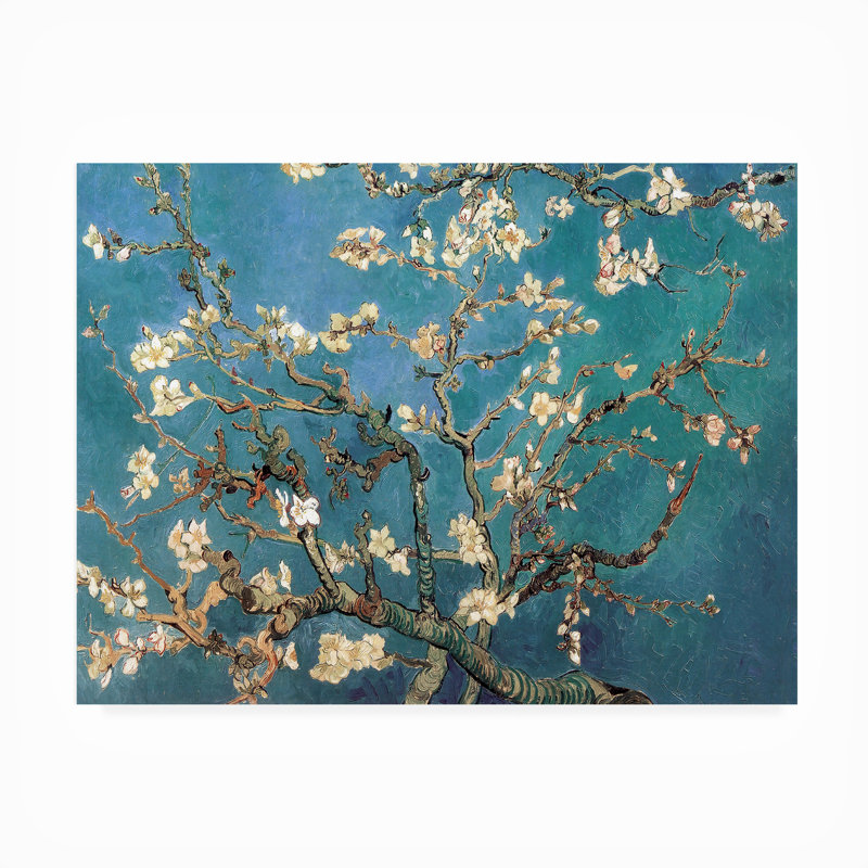 Décoration murale d'extérieur toutes saisons Vincent van Gogh «Almond Blossoms», L 19 po x H 14 po x P 1,5 po