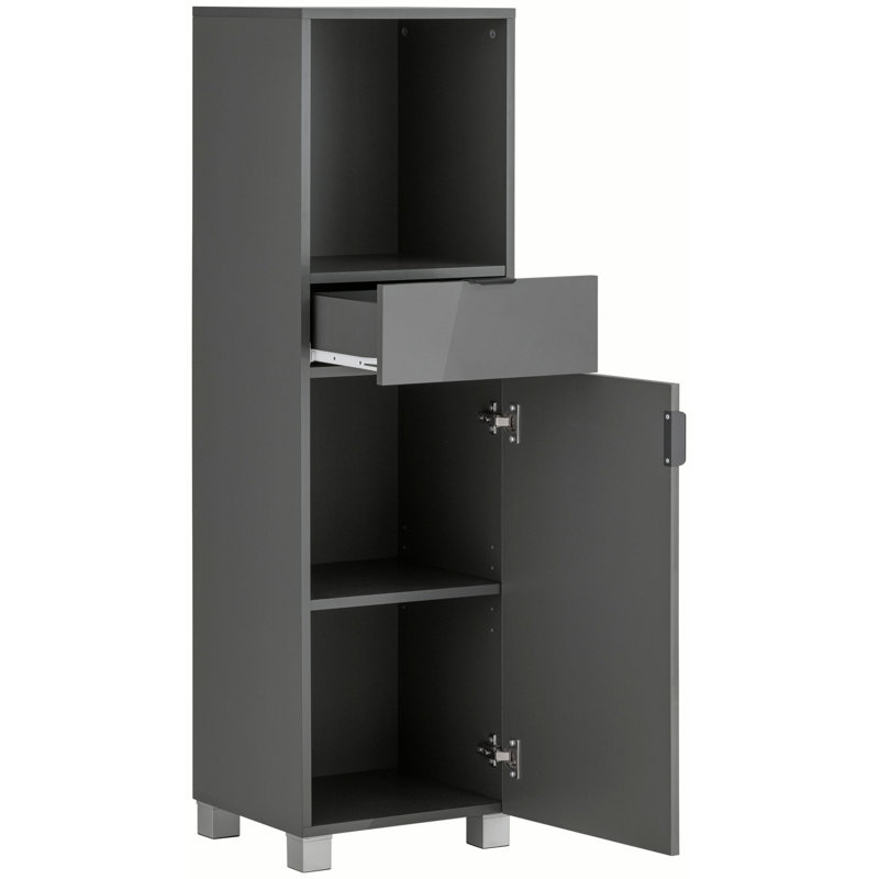 Rosabela No Mounting / Installation Required Bathroom Cabinet, Grey
