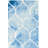 Coleman Hand Tufted Wool/Cotton Geometric Rug in Blue/Ivory-16767658