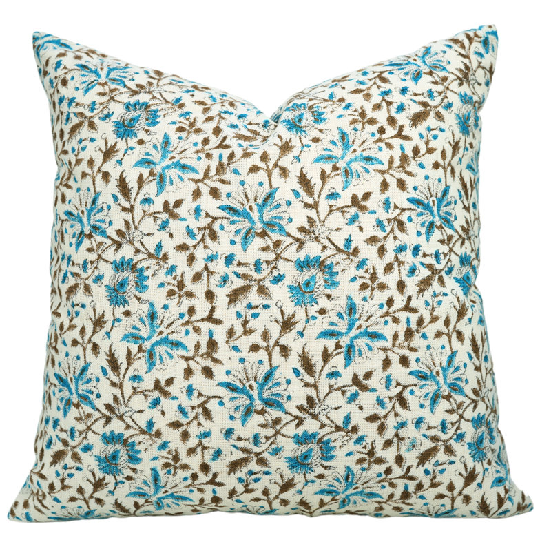 Linen Square Indoor/Outdoor Pillow Cover, 14" x 14"