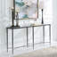 Roseberry 63.4'' W Glass Console Table