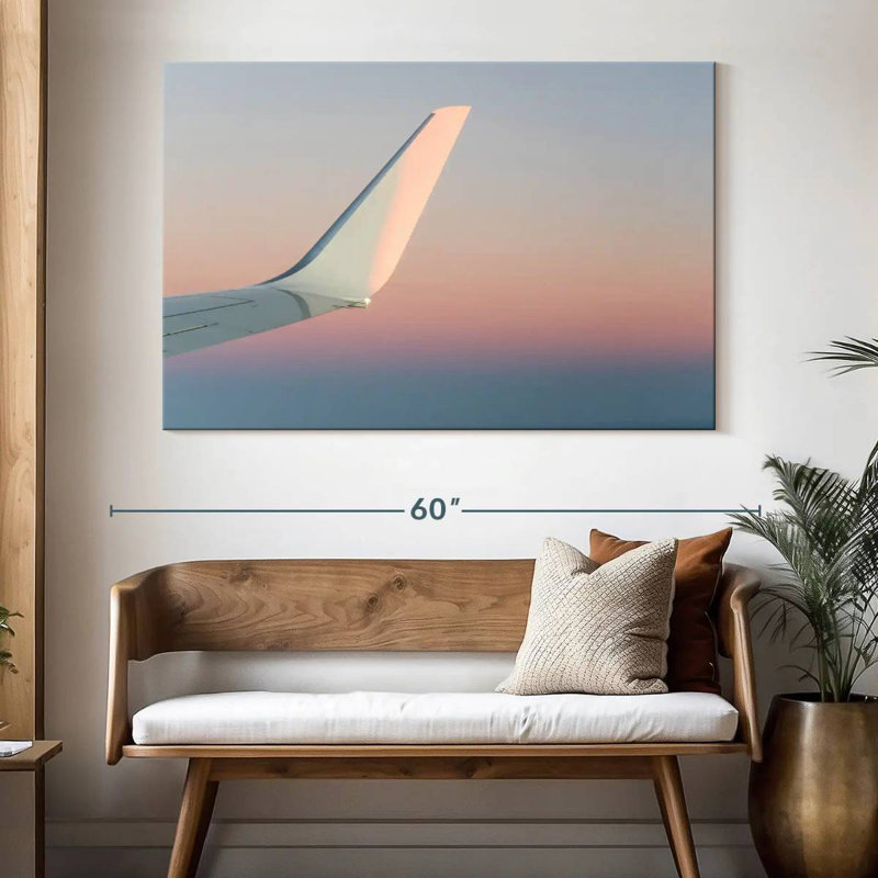 Avion Mehar White Wing, H 34 po x l 51 po
