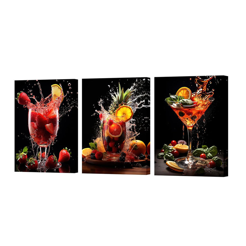 3 Piece Wrapped Canvas Print