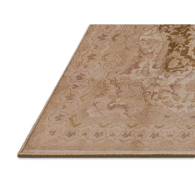 Tapis oriental brun / beige, Rectangle 6 pi x 9 pi