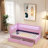 LED Platform Bed Frame with Storage Drawers, USB Ports, 7-Color Adjustable LED Lights, Sturdy Wood Frame with Linen Slats, No Box Spring Needed-1486442539