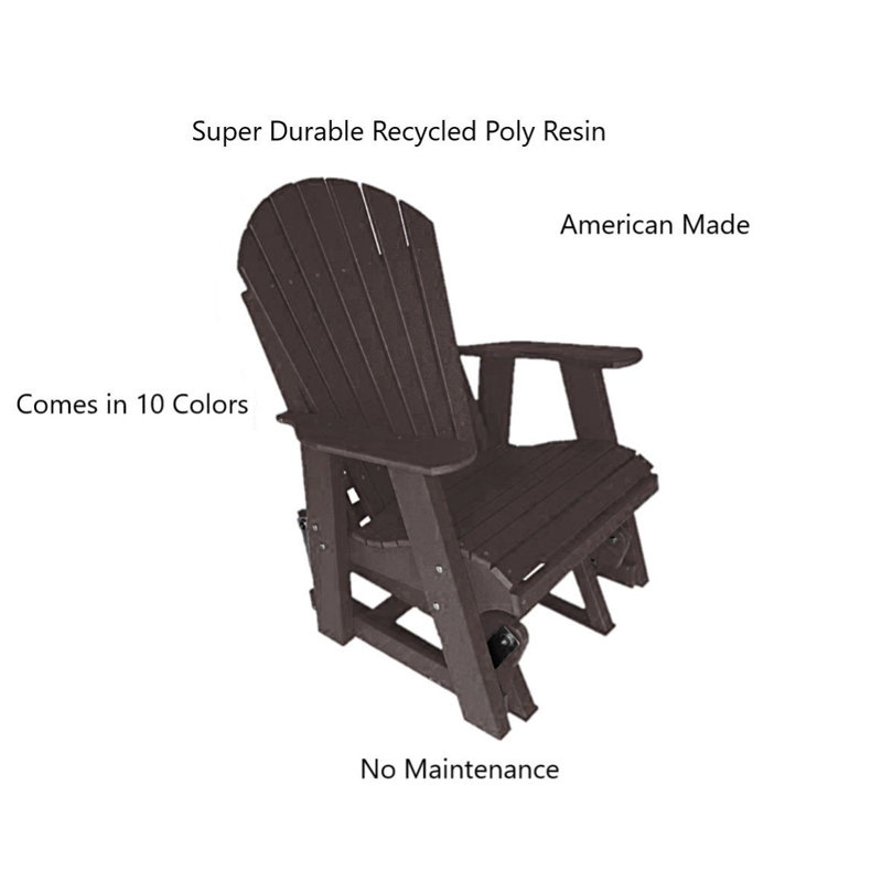Phat Tommy Ultimate  Campfire Glider Chair, Brown