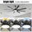 Modern Large Design Ceiling Fans With Smart Remote Control 8 Fan Blades For Living Room-355577716