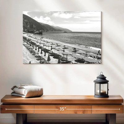 Gillard Black And White Beach Coast
