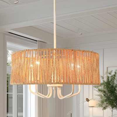 Aafreen 5 - Light Dimmable Drum Chandelier