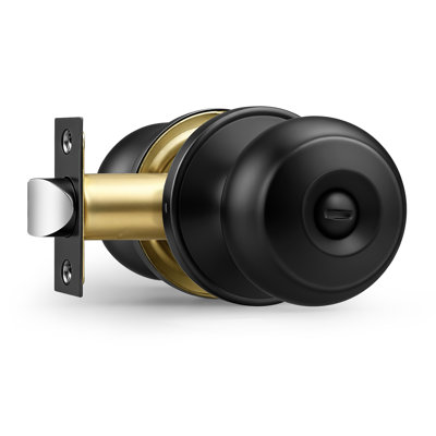 Privacy Door Knobs with Round Rosette