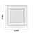 Mekiah 23.74 in. L x 23.74 in. W Polyvinyl Chloride (PVC) Drop-In Ceiling Tile Ceiling Tile In