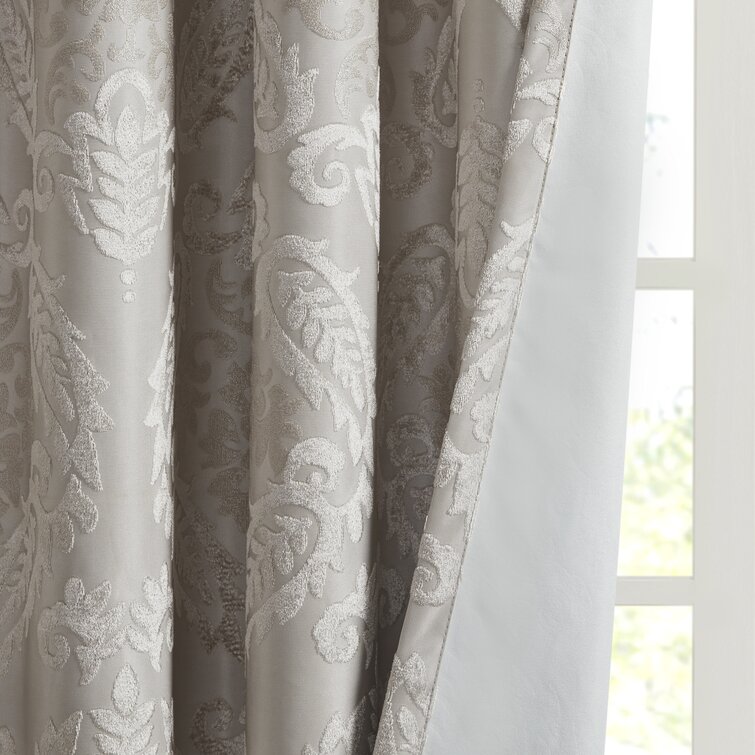 Jacquard Wide Net Lace Window Panel Blind Curtain Fly Screen Slot top Patio  Door